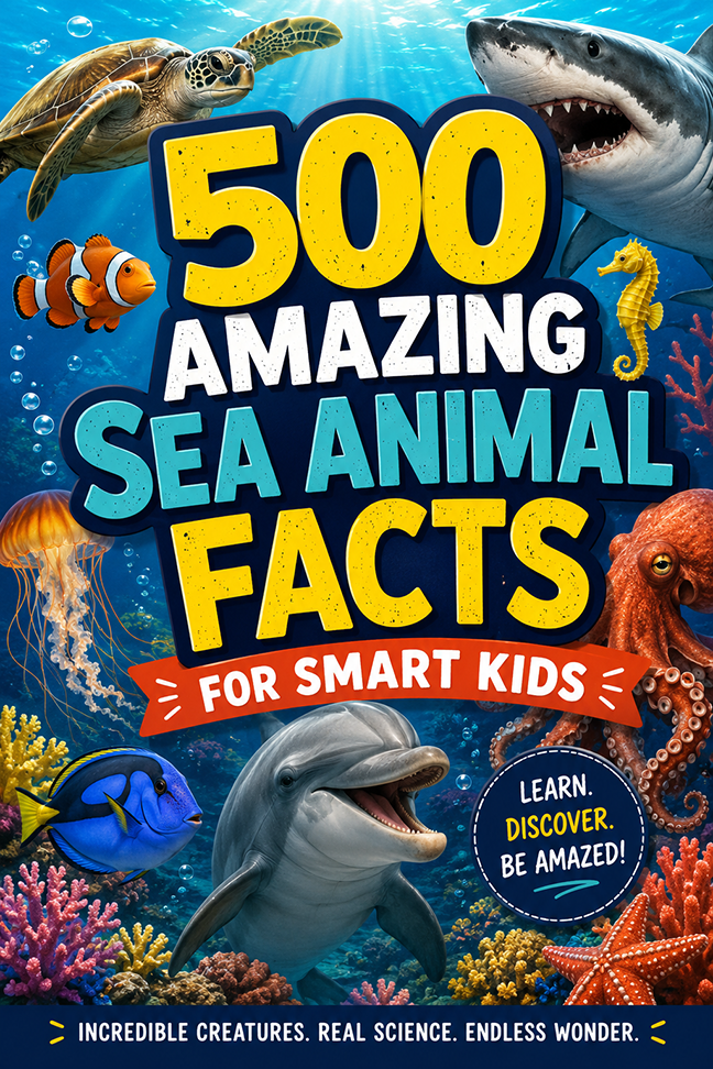 500 Amazing Facts About Sea Animals book cover
