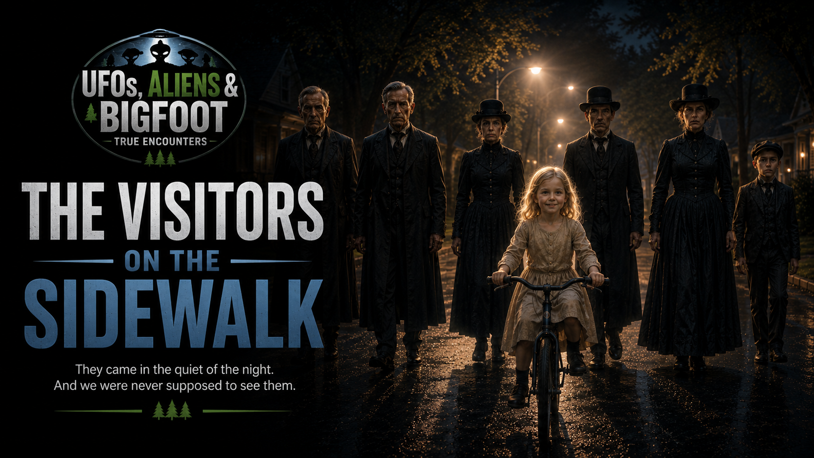 The Visitors on the Sidewalk